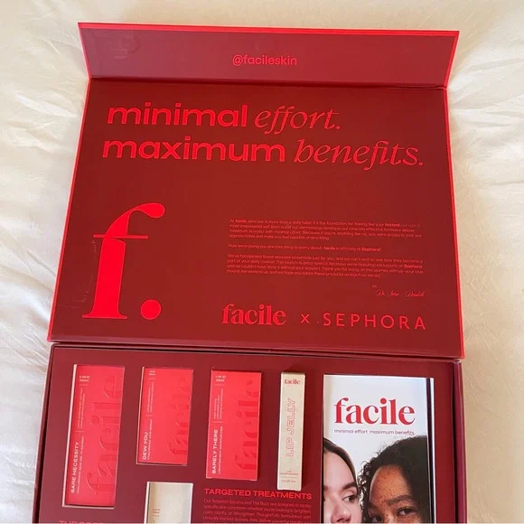 Brand New- Facile x Sephora Skincare Set ❤️✨ - Picture 12 of 13